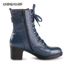 2l014 neue Modell blau Walker bootcowboy Boot Dekorationen Spitze Stiefel Manschetten
